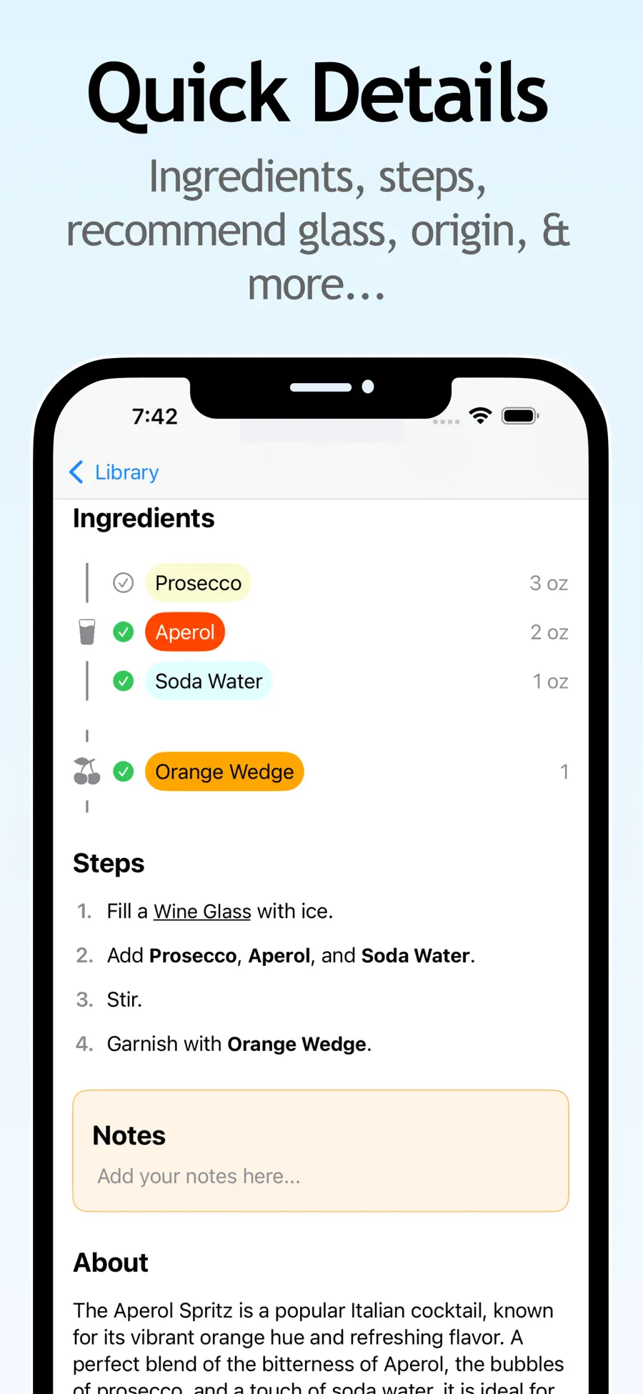 A recipe with ingredients, quantities and numbered steps